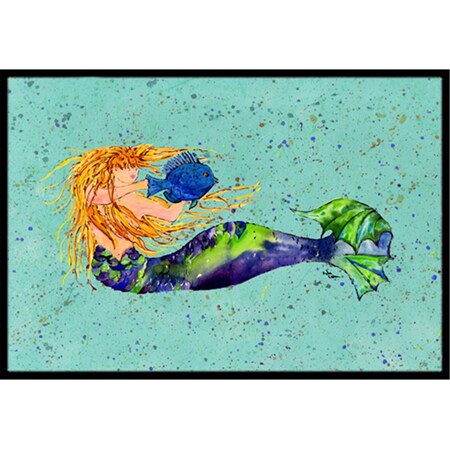 Beyondbasketball Mermaid Indoor Or Outdoor Mat - 18 x 27 in. BE1528472
